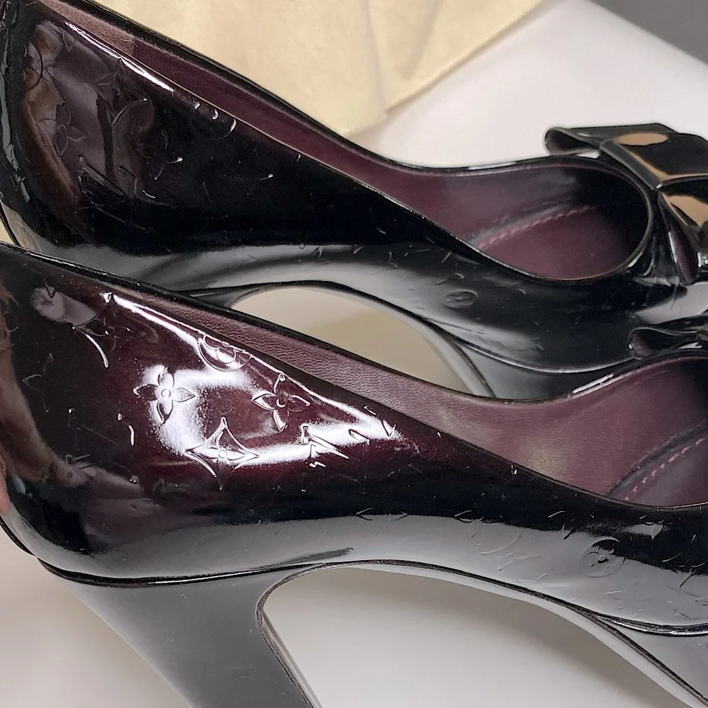 Louis Vuitton Monogram Vernis Lether Shoes - Picture 3 of 12